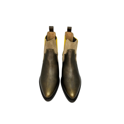 Bota texana em pele old west gold