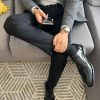 Sapato de homem em pele verniz preto