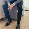 Sapato de homem em pele verniz preto