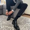 Sapato de homem em pele verniz preto