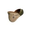 Sapato em pele print snake, traseiro em pele crute camel, forro e palmilha de conforto em pele com cunha interior de 3cm
